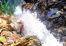 Sportliche Canyoning-Tour in Piode - Rio Egua mit Monterosa Canyoning.