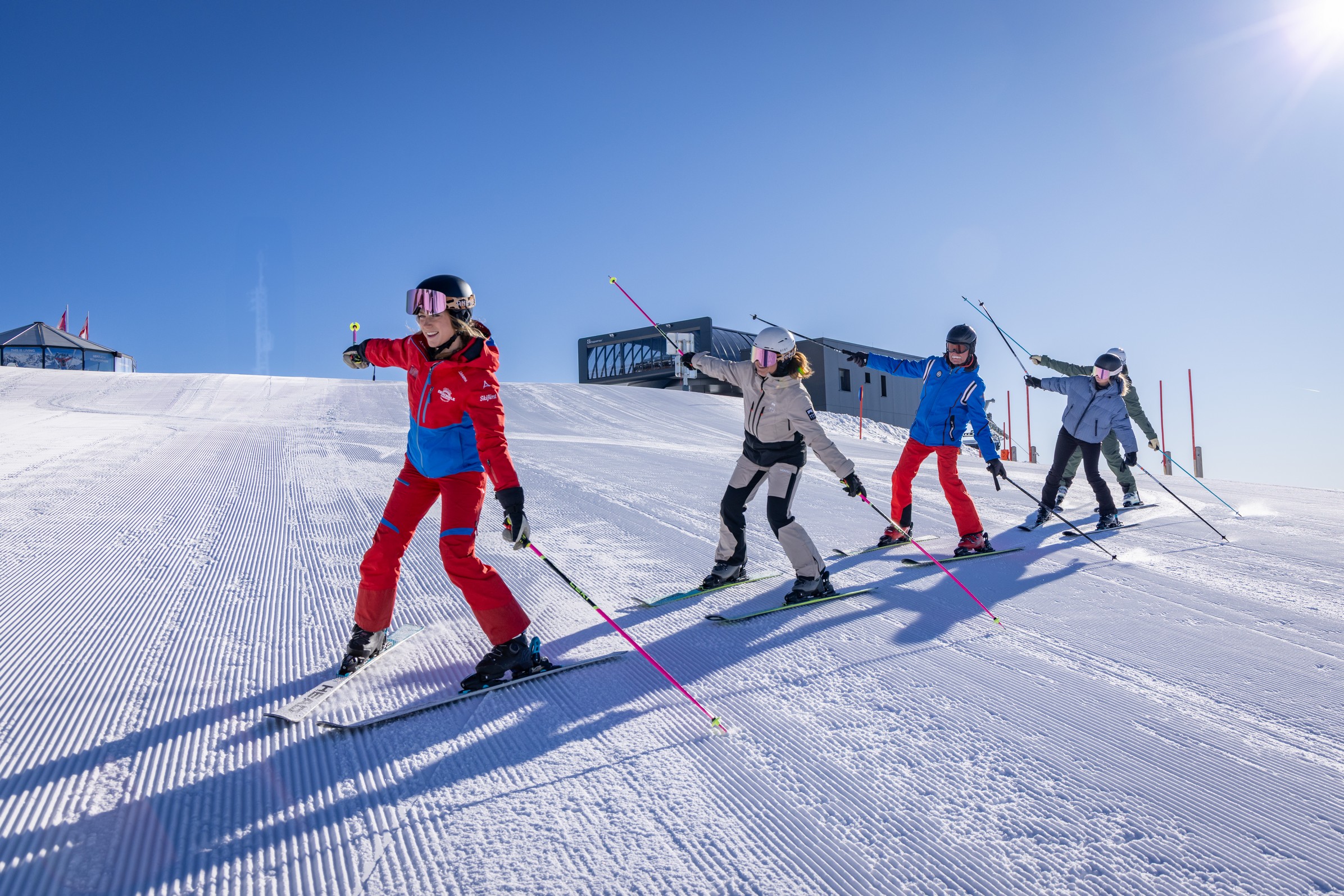 Skikurs für Erwachsene + Skiverleih Package für alle Levels mit Skischule Saalbach Fürstauer.