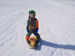 Cours de ski Enfants "Kids Club" (3-4 ans) pour Débutants avec Heli's Skischule Saalbach-Hinterglemm.