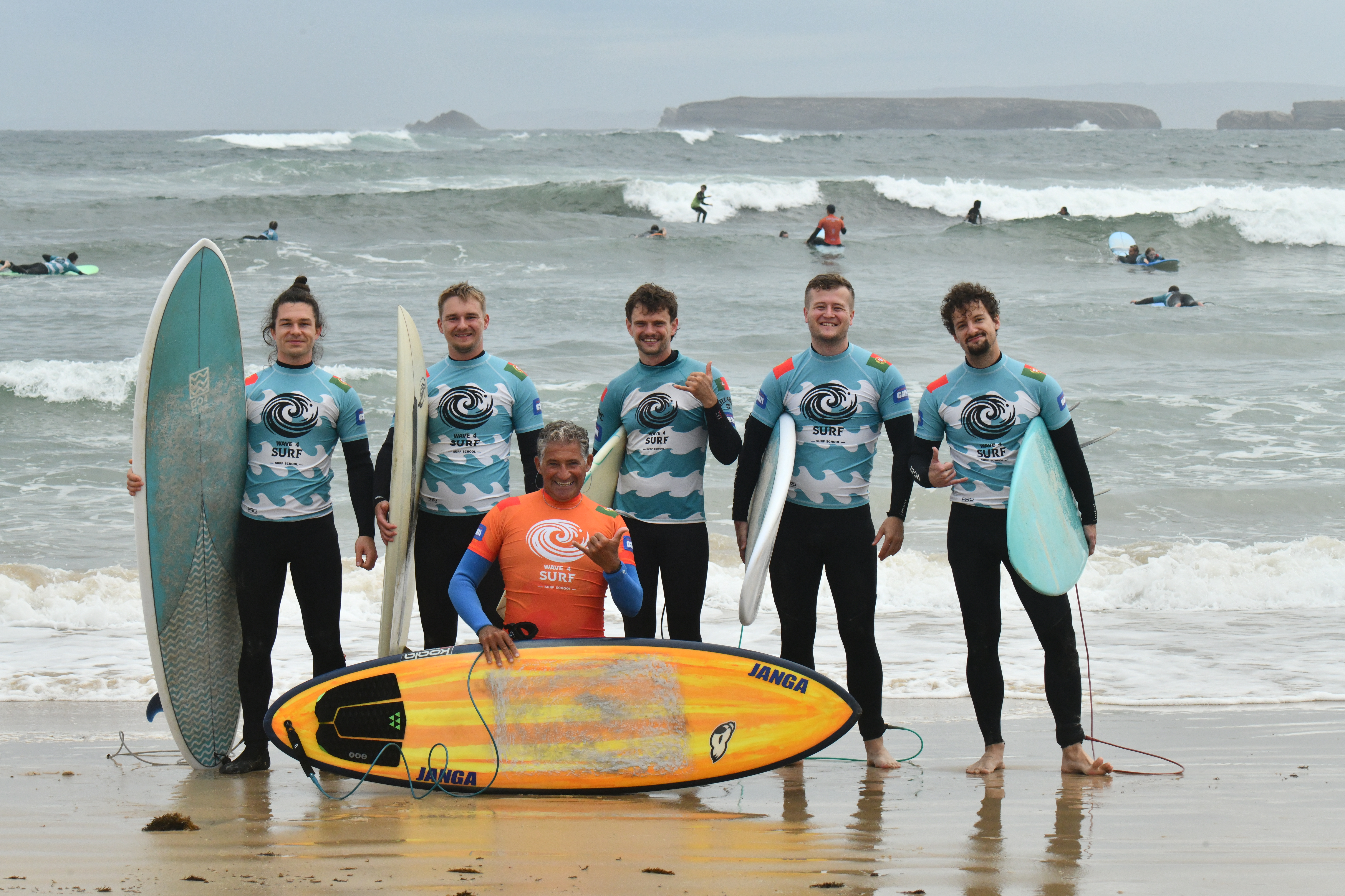 Advanced Surf Lessons on Gamboa Beach in Peniche.