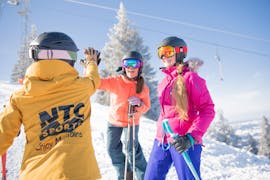 Lezioni private di sci per adulti a partire da 6 anni per tutti i livelli con NTC SPORTS Ski School Oberstdorf.