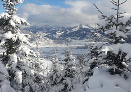 A picture of the snowy landscape during Ski Touring for All Levels from Ski School Bewegt Kaprun.