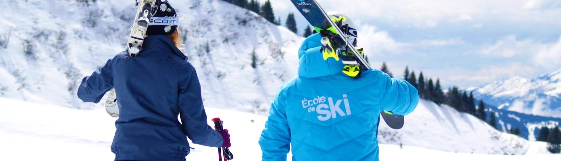 Imagen de Clases de esquí para adultos de todos los niveles con Ski School Easy2Ride Avoriaz.