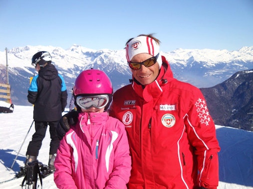 La Tzoumaz - Private Ski Lessons for Kids (from 2 y.) for First Timers
