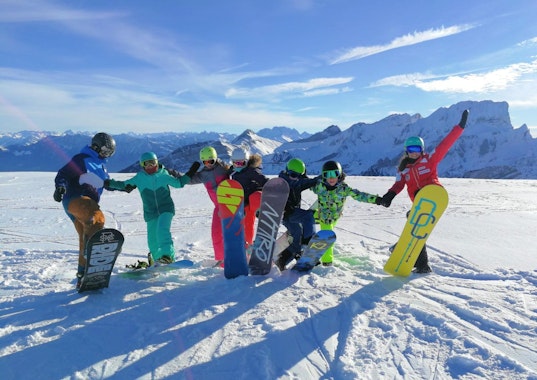 Kids Snowboarding Lessons (8-15 y.) for All Levels