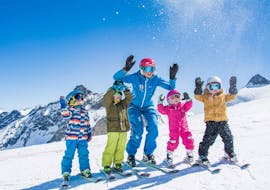 Discovery Kids Ski Lessons (from 4 y.) for First Timers with Ski School ESKIMOS Saas-Fee
