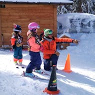 Kinder-Skikurse (4-5 J.) für Anfänger mit Evolution 2 La Plagne Montchavin - Les Coches.