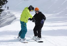 Snowboardlessen (vanaf 9 j.) voor alle niveaus met Evolution 2 La Plagne Montchavin - Les Coches.