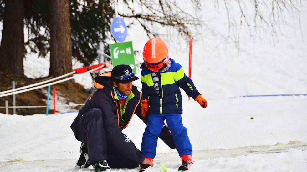 Privé-skilessen voor kinderen (vanaf 3 jaar) van alle niveaus.