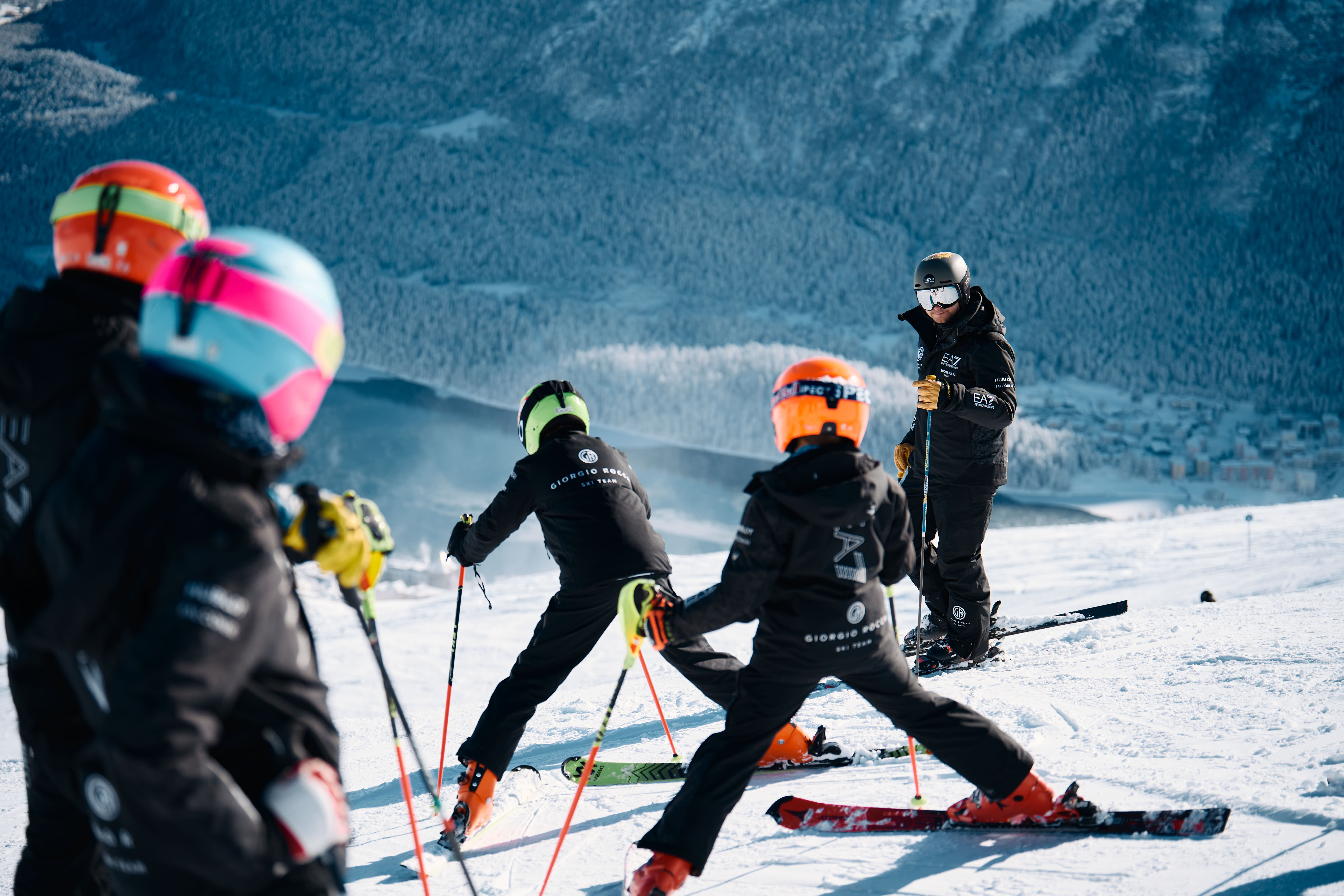 Lezioni sci bambini (4-14 anni) per sciatori con esperienza - Mezza giornata con GR Mountain Silvaplana-St.Moritz.