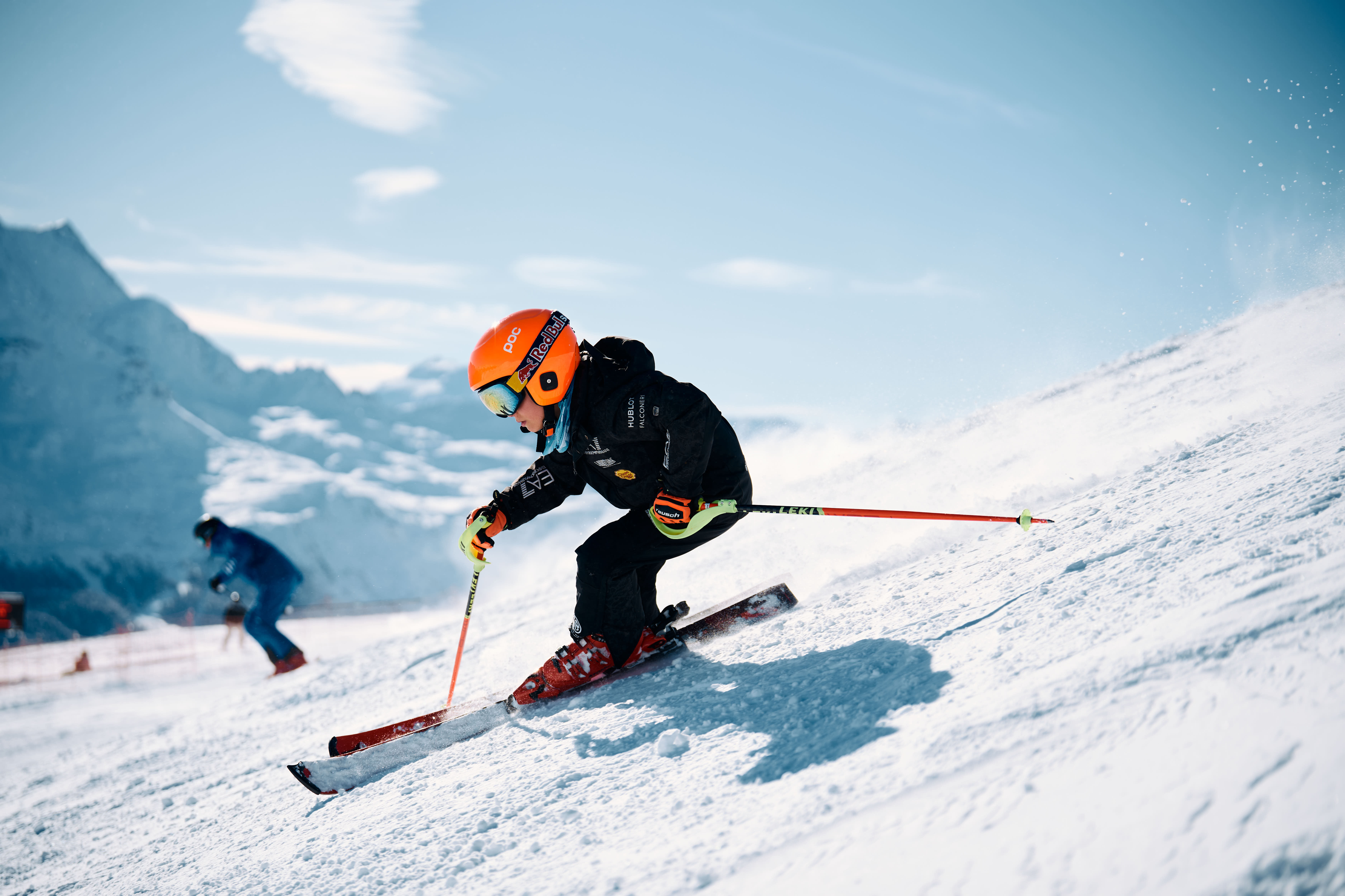 Lezioni sci bambini (4-14 a.) per sciatori con esperienza - Giornata intera con GR Mountain Silvaplana-St.Moritz.