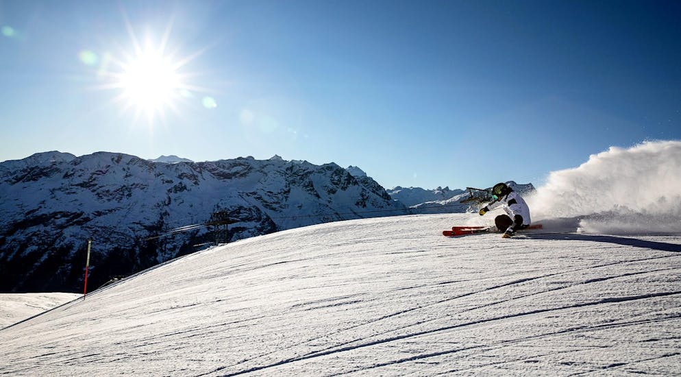 Cours particuliers de ski pour Adultes de Tous Niveaux.