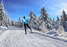 Privé langlauflessen voor alle niveaus met Giorgio Rocca Ski Academy St. Moritz.
