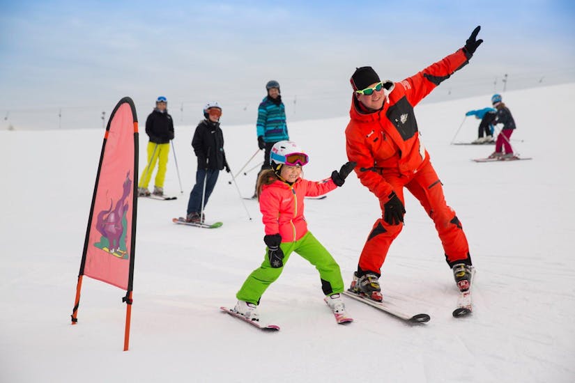Kinderskilessen (vanaf 5 j.) voor beginners met Skischule Zahmer Kaiser.