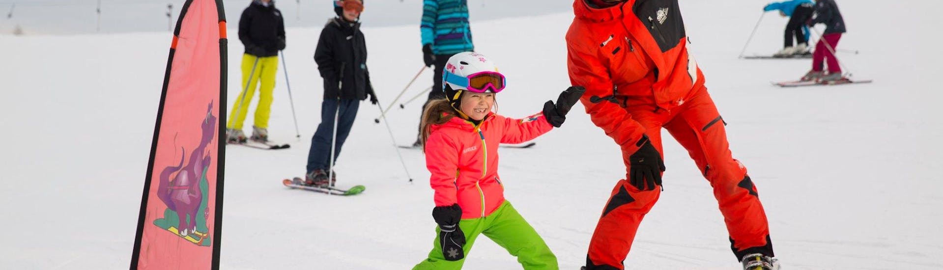 Kinder-Skikurs (ab 5 J.) für Anfänger mit Skischule Zahmer Kaiser.