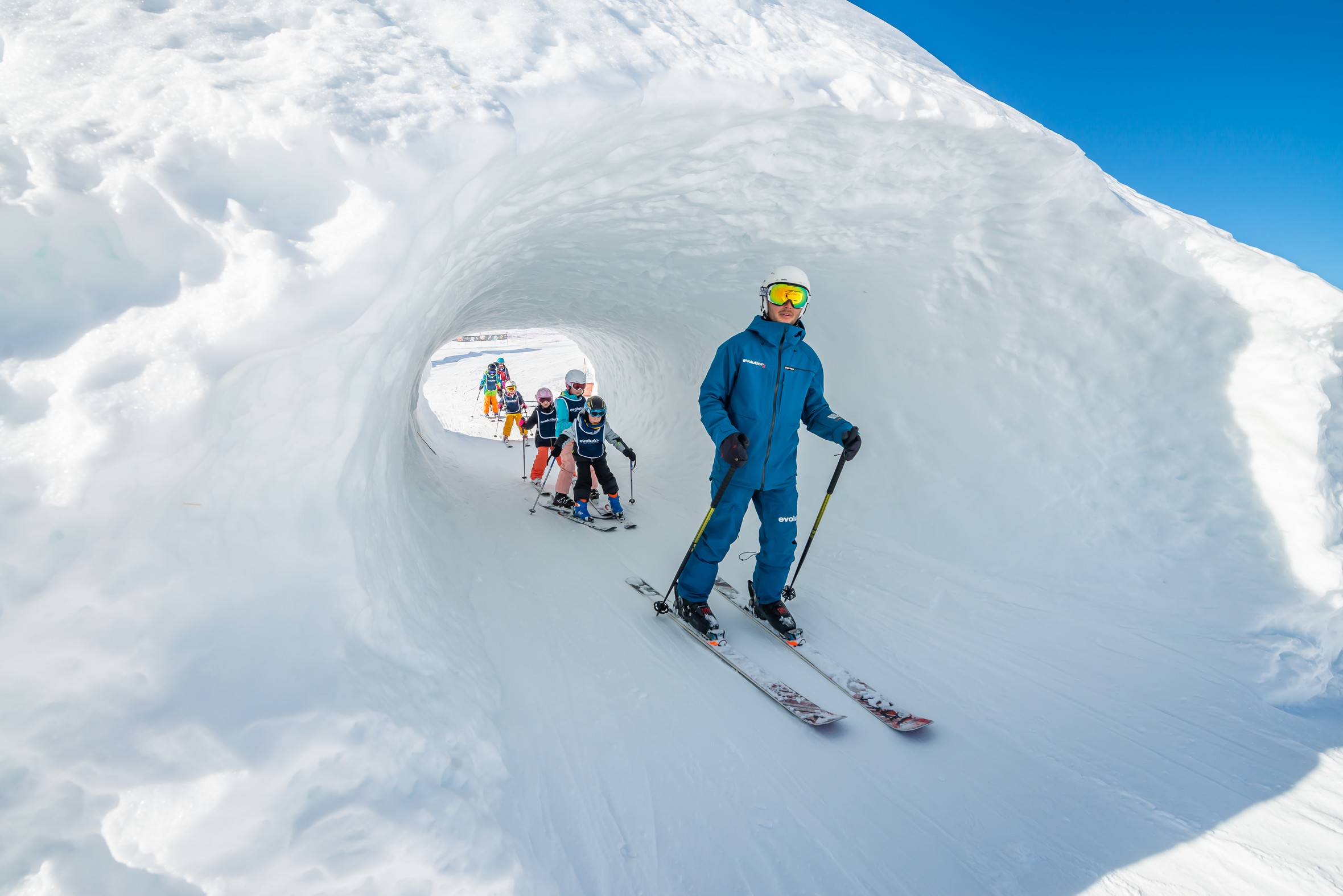 Kinderskikurse (4-17 J.) - Maximal 8 pro Gruppe.