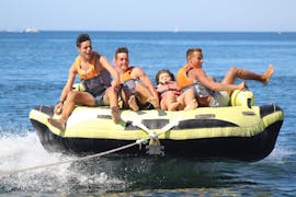 Crazy Sofa, Crazy Cookie e Aqua Twister in Armação de Pêra con Moments Watersports Algarve.