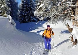 Cours particulier de ski de randonnée pour Débutants avec Adrenaline École de Ski Verbier.