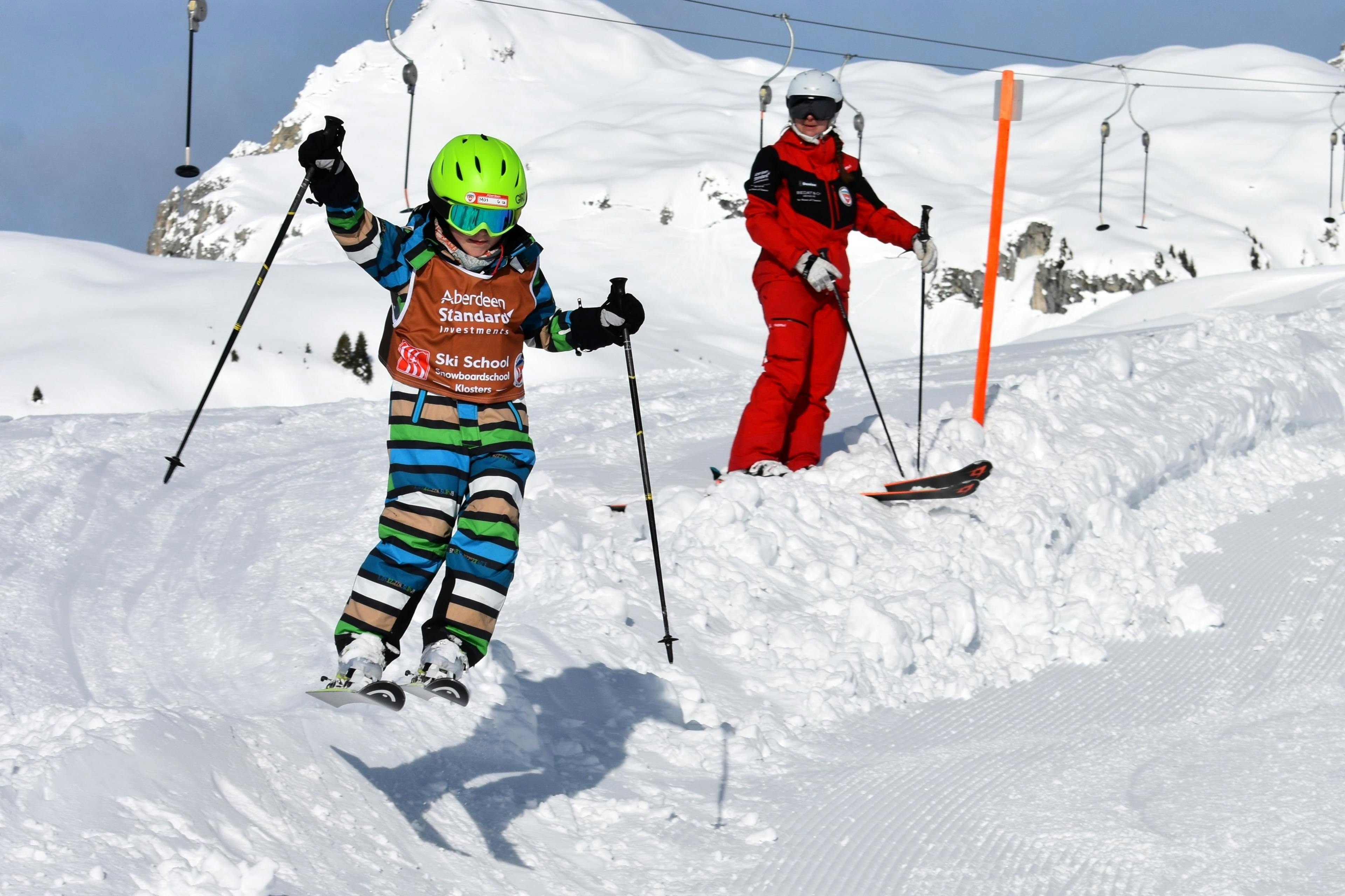 Private Ski Lessons for Kids of All Ages from Swiss Ski School Klosters Private Ski Lessons for Kids of All Ages from Swiss Ski School Klosters.