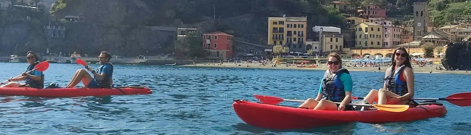 Sea Kayak Tour along the Coast of Monterosso with Snorkeling.