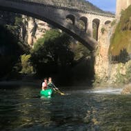 Kayak y piragua fácil en Sainte-Énimie - Tarn River con Canoë La Cazelle Gorges du Tarn.