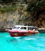 Paseo en barco a Comino, incluyendo la Laguna Azul y Bahía de Santa María con Oh Yeah Malta.