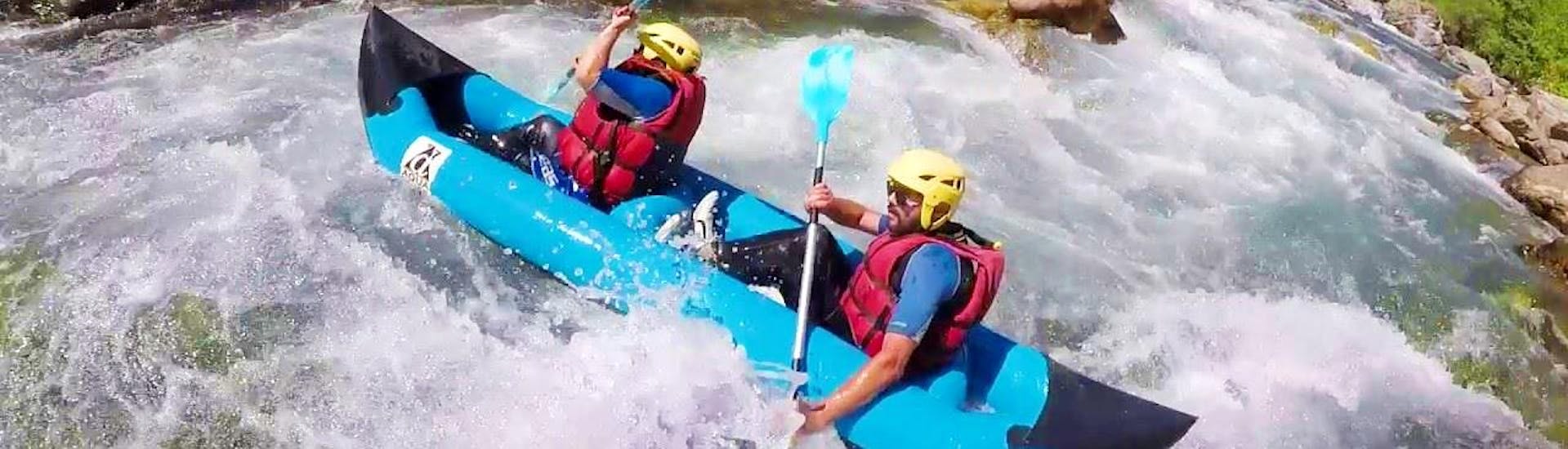 Kayak e canoa di media difficoltà a Aix-Les-Bains - Rhône (river).