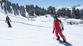 Privé snowboardlessen voor kinderen en volwassenen van alle niveaus met Skischule Fischer Oetz-Hochoetz.