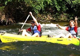 Kayak e canoa facile a Les Vans - Le Chassezac con Ceven'Aventure Ardèche .