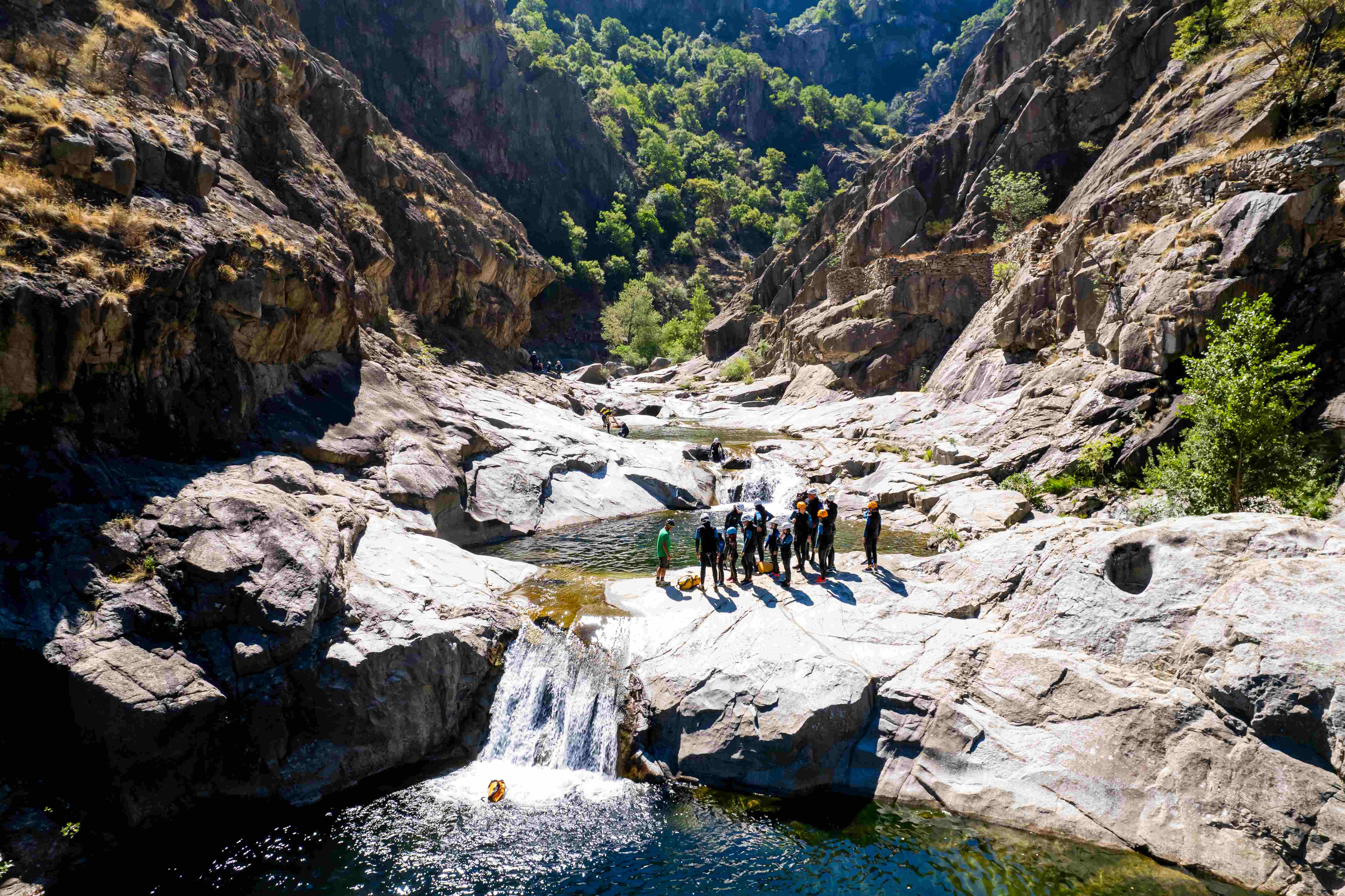 Discovery Canyoning in Ardèche through Haut Chassezac from Ceven'Aventure Ardèche .