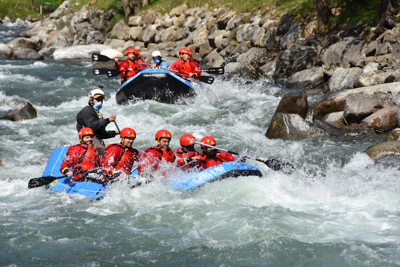 Rafting on the Noce River in Val di Sole - Long Descent.