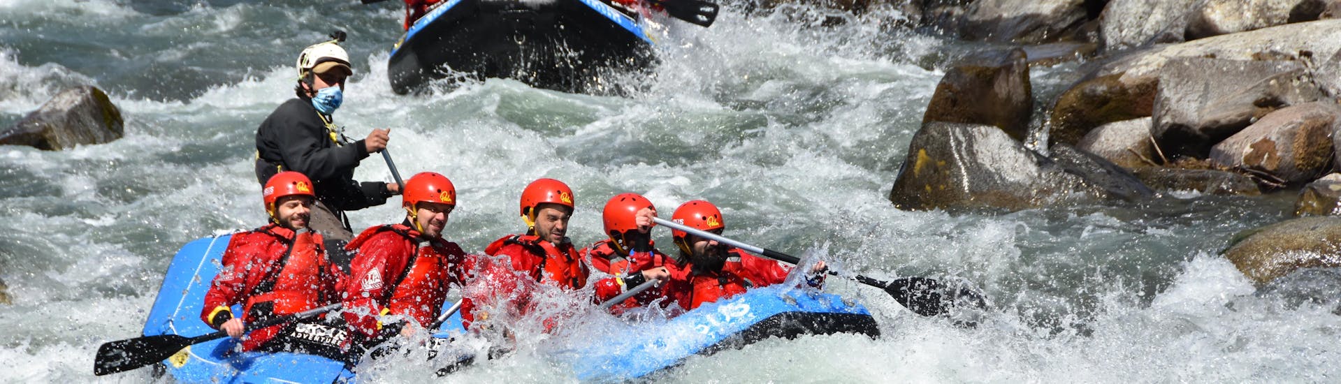 Rafting on the Noce River in Val di Sole - Long Descent.