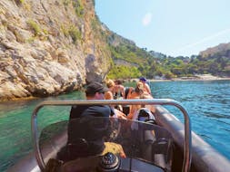 Blick vom Boot während der Bootsfahrt nach Monaco mit Schnorcheln mit Black Tenders.