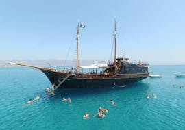 Pirate Boat Trip to Koufonisi from Makris Gialos  with Cretan Daily Cruises - Chrissi Islands