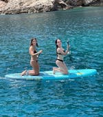 Een boottocht vanaf Ibiza gaat naar Formentera met SUP & snorkelen met Ibiza Nautical Excursion.