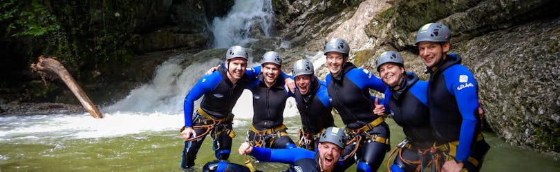 Canyoning facile a Erl con Drop In Adventures Erl.
