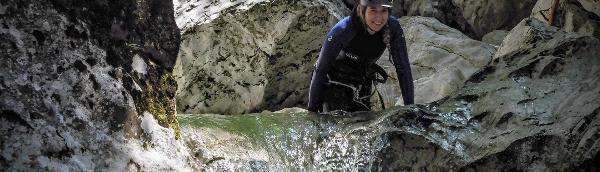 Gevorderde Canyoning in Erl.