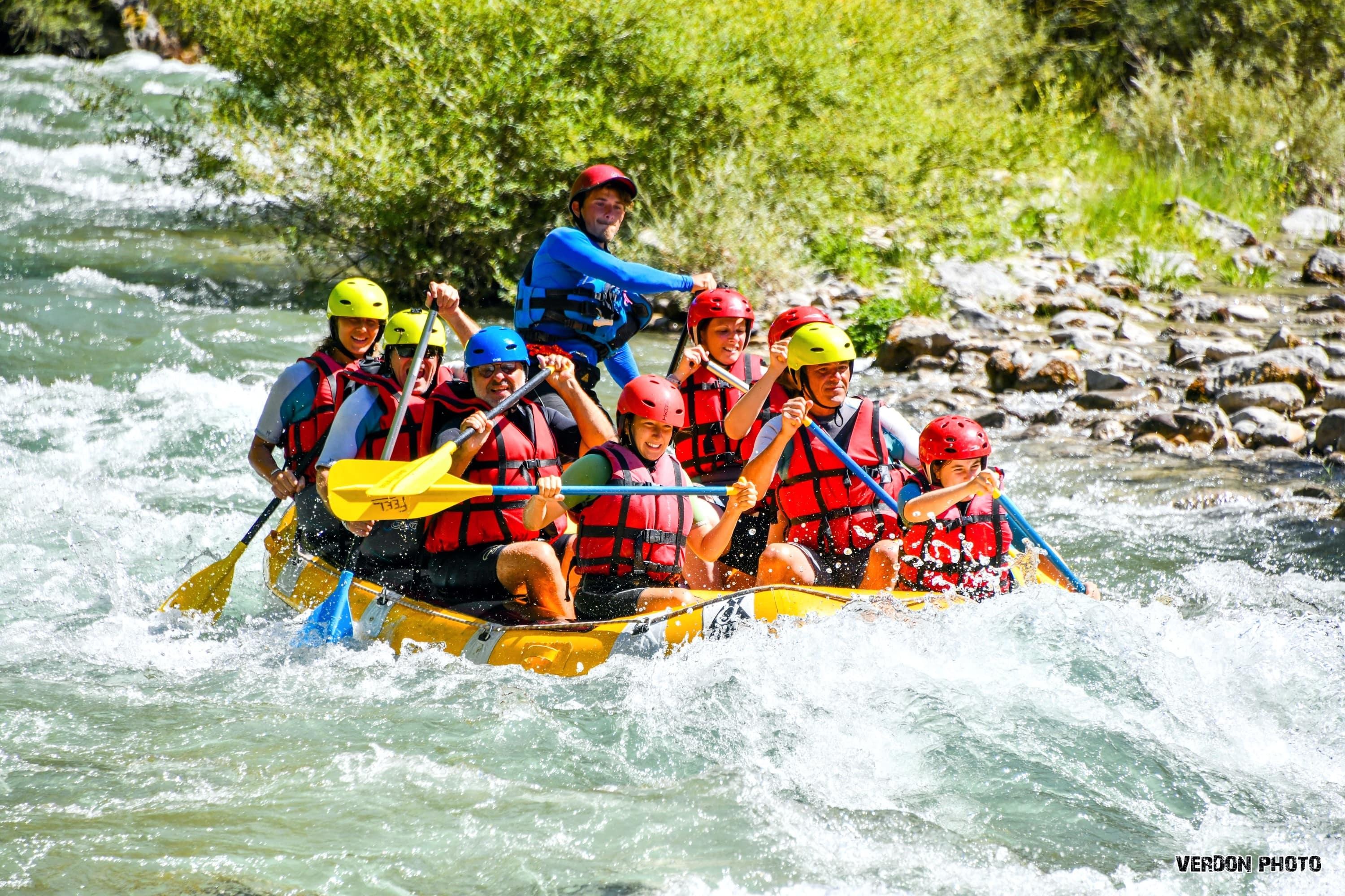 Classic Rafting on the Verdon River in Castellane.