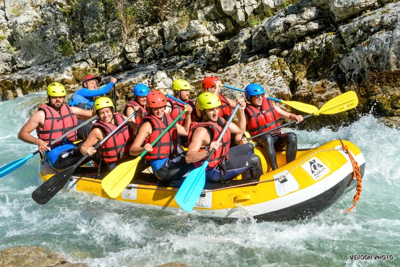 Adventurous Rafting on the Verdon River in Castellane.