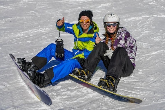 Oetz (Hochoetz) - Snowboarding Lessons (from 7 y.) + Hire Package for All Levels