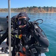 A participant is doing a PADI Open Water Diver in Lagos on the Algarve with Lagos Diver.