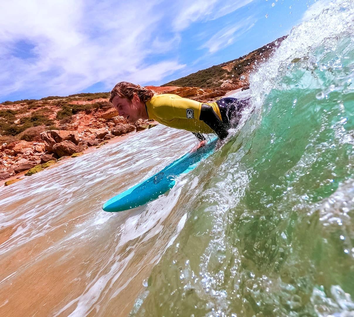 Private Surf Lessons (from 8 y.) near Lagos Tiny Whale Surf School Lagos