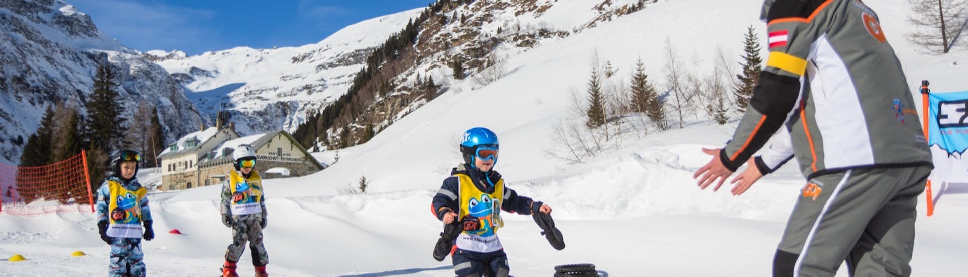 Kids Ski Lessons (4-14 y.) for Beginners.