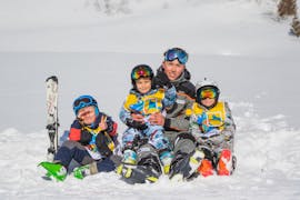 Clases de esquí para niños a partir de 4 años para principiantes con Family Ski School GO! Bad Gastein.