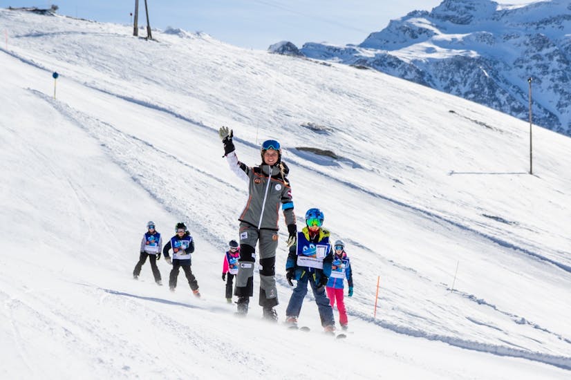 Skilessen voor Kinderen (4-14 jaar) voor Gevorderde Skiërs.