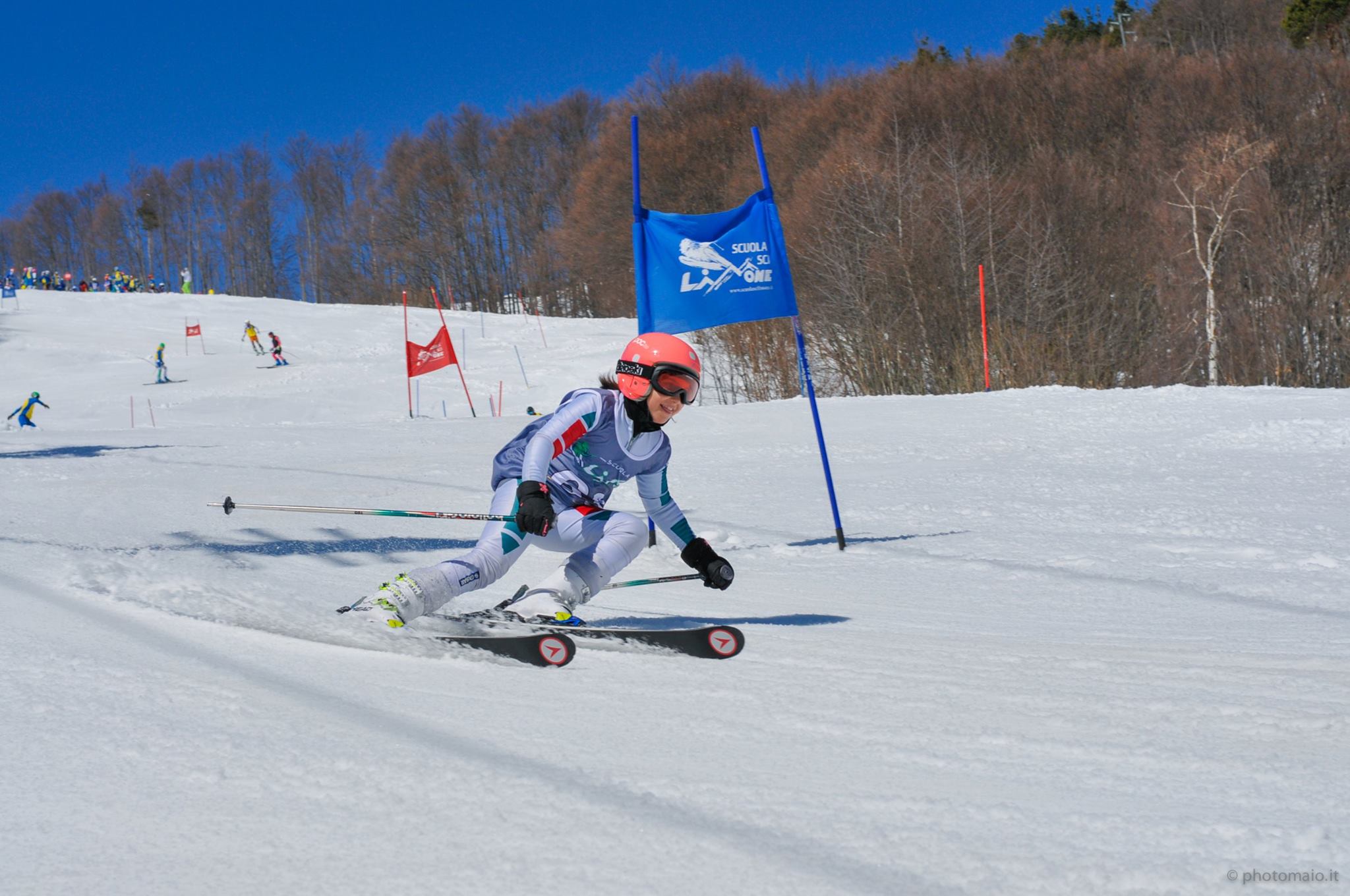 Kinderskilessen voor Gevorderde Skiërs (6-15 j.) met Scuola Sci Limone.