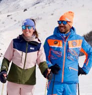 Cours de ski Adultes dès 16 ans pour Débutants avec Scuola Sci Limone.