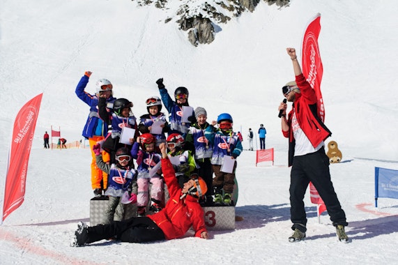 Kids Ski Lessons (4-12 y.) for Advanced Skiers - Half Day