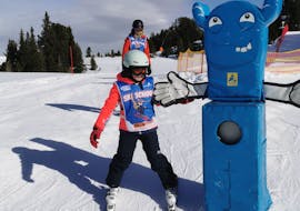 Kinderskilessen "Junior Stars" (4-13 jaar) voor gevorderde skiërs met Skischule SNOWSTARS Turracher Höhe.