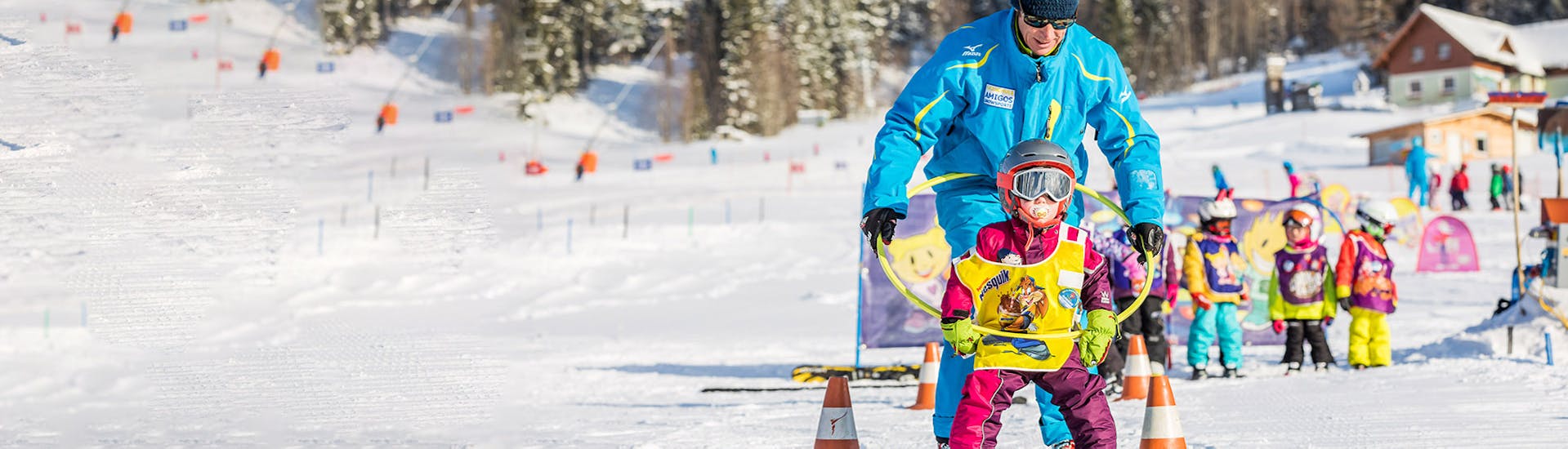 Kids Ski Lessons "Bambini" (from 3-5 y.) for First Timers.